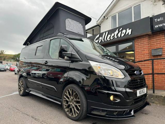 Ford Transit Custom 2.0 TDCi 130ps Limited Van WOODSTOCK - 4 BERTH CAMPERVAN Crew Van Diesel Black