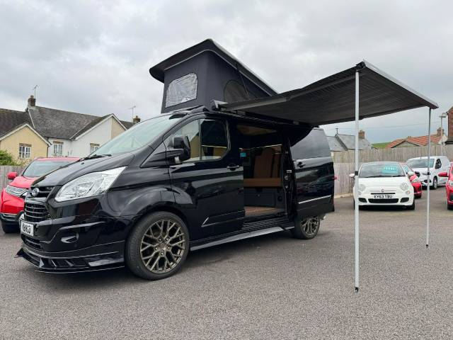 Ford Transit Custom 2.0 TDCi 130ps Limited Van WOODSTOCK - 4 BERTH CAMPERVAN Crew Van Diesel Black