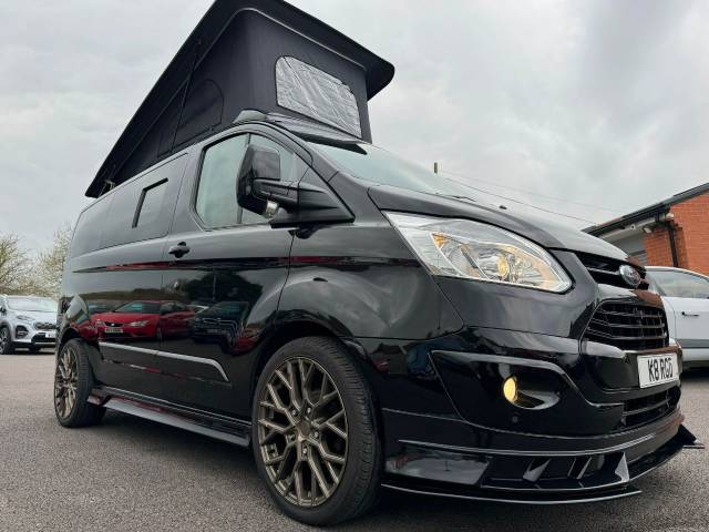 Ford Transit Custom 2.0 TDCi 130ps Limited Van WOODSTOCK - 4 BERTH CAMPERVAN Crew Van Diesel Black