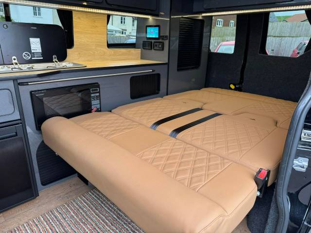 Ford Transit Custom 2.0 TDCi 130ps Limited Van WOODSTOCK - 4 BERTH CAMPERVAN Crew Van Diesel Black