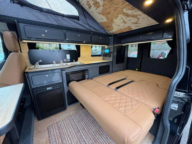 Ford Transit Custom 2.0 TDCi 130ps Limited Van WOODSTOCK - 4 BERTH CAMPERVAN Crew Van Diesel Black