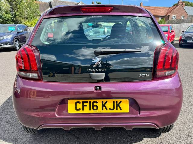 Peugeot 108 1.0 Active 5dr Hatchback Petrol Mauve/purple