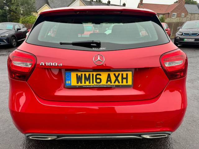 Mercedes-Benz A Class 1.5 A180d Sport Executive 5dr Auto Hatchback Diesel Red