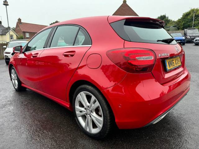 Mercedes-Benz A Class 1.5 A180d Sport Executive 5dr Auto Hatchback Diesel Red