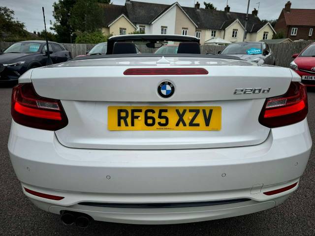 BMW 2 Series 2.0 220d Sport 2dr Convertible Diesel White