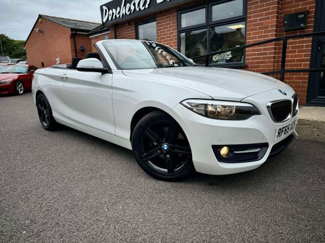 BMW 2 Series 2.0 220d Sport 2dr Convertible Diesel White