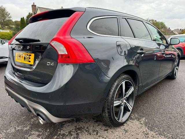 Volvo V60 2.0 D4 [190] R DESIGN Lux Nav 5dr Geartronic [Ltr] Estate Diesel Grey