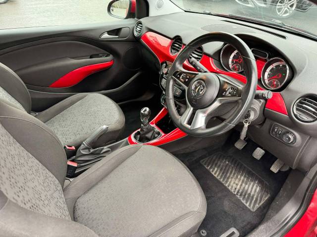 Vauxhall Adam 1.2i Jam 3dr (URBAN PACK) Hatchback Petrol Red